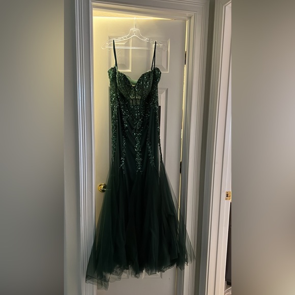 So sweet boutique prom dress, altered a bit but can fit someone who is a medium - Picture 2 of 2